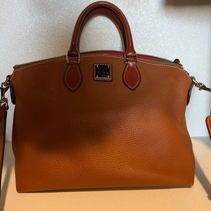 Dooney And Bourke Domed Satchel Caramel